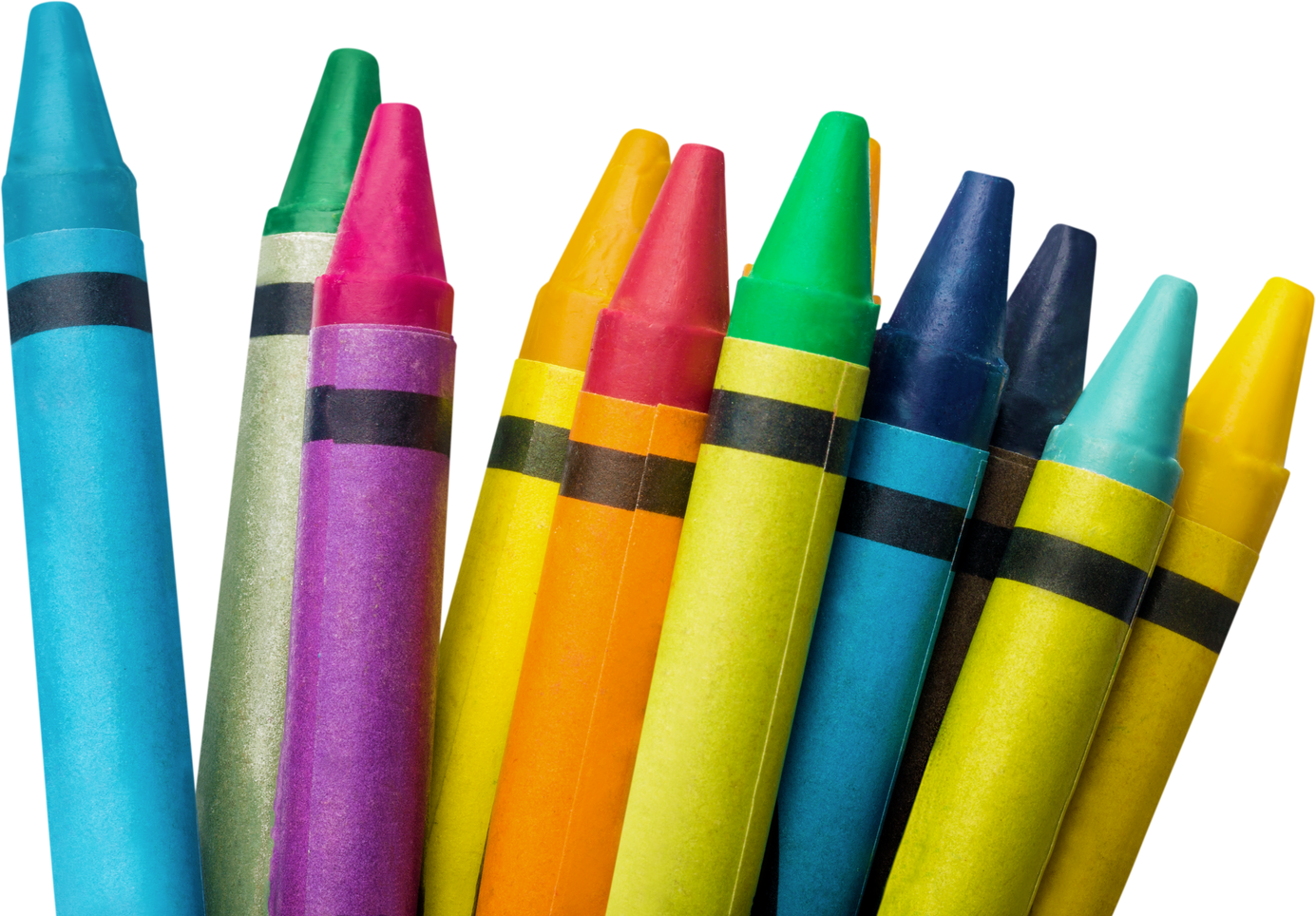 Colorful Crayons - Isolated